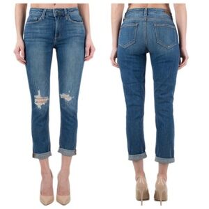 Paige Denim Carter Slim Hight Waisted Jeans women’s size 2 26 distessed stretch